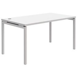 Bureau Open Blanc/blanc L Ht:140 Cm - Quadrifoglio