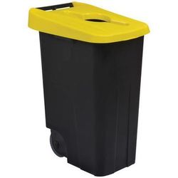 Poubelle 85 L Movatri Noir / Jaune - Rossignol Pro