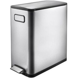 poubelle ecofly step bin 20l inox - eko