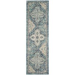 "Evoke Collection 2'-2" X 7' Rug in Ivory And Grey - Safavieh EVK264D-27"