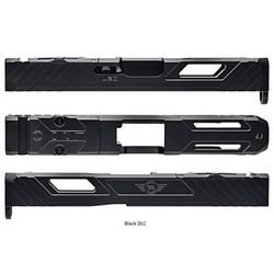 L2D Combat Tyton Slide RMR Ready Glock 19 Gen 3 DLC Black LD-S-T-193-BLK