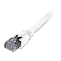 Comprehensive 50' Cat6 Snagless Solid Plenum Shielded Patch Cable (White) CAT6SHP-50WHT