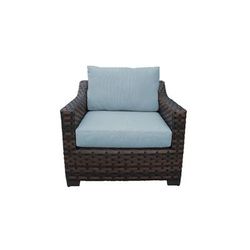 kathy ireland Homes & Gardens River Brook Club Chair in Tranquil - TK Classics Ki043B-Cc-Spa