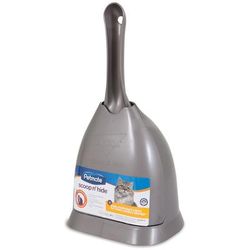 Scoop 'n Hide Titanium Cat Litter Scoop, 6" L X 5" W X 12" H, Large, Gray