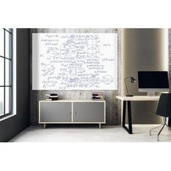 Magnetic Wall-Mounted Glass Board 72x48 - Luxor WGB7248M