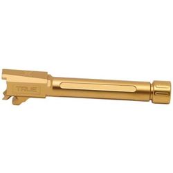 True Precision Pistol Barrel 9mm 1/2x28 Thread Sig P365 XL Threaded Gold TiN Sub-Compact TP-P365XLB-XTG