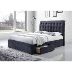 Drorit Eastern King Bed w/Storage in Dark Gray Fabric - Acme Furniture 25677EK