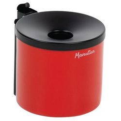cendrier mural manutan - 1.5l - rouge