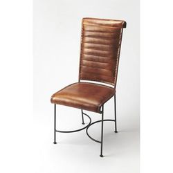 Butler Buxton Iron & Leather Side Chair - Butler Specialty 6164344