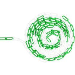 Sac Chaine Plastique Signal 25m Vert/blanc - Novap