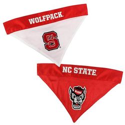 Pets First NCAA ACC Reversible Bandana for Dogs, Small/Medium, North Carolina State Wolfpack
