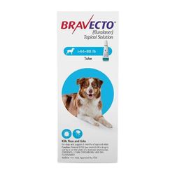 Bravecto Topical For Large Dogs (44 - 88 Lbs) Blue 2 Doses