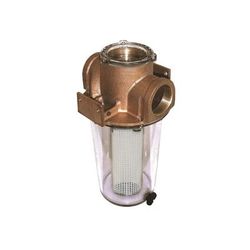 GROCO Series 1-1/4" Raw Water Strainer w/Non-Metallic Plastic Basket ARG-1250 ARG-1250-P