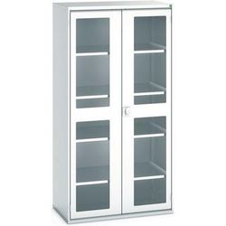 bott 1 armoire verso portes transparentes avec 4 tablettes 1050x550x2000_bott