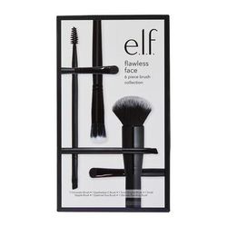 e.l.f. Cosmetics Flawless Face 6 Piece Brush Collection - Vegan and Cruelty-Free Makeup
