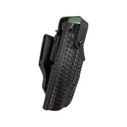Gould & Goodrich Level II Duty OWB Belt Holster Glock 17/22/31 Left Hand Black Weave K381-G17WLH