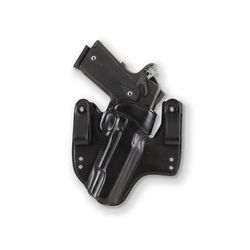 Galco V-Hawk IWB Leather Holster S&W M&P Black Right HWK472B