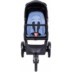 Phil & Teds Sport Stroller & Liner - Black/Sky