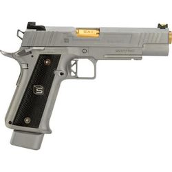 EMG Salient Arms International 2011 DS Airsoft Training Weapon 5.1 w/CO2 Mag 30 Round Silver SA-DS0121