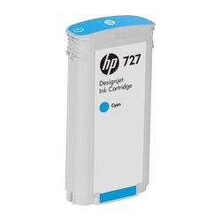 HP 727 Cyan Designjet Ink Cartridge (130 ml) B3P19A