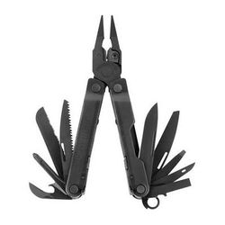 Leatherman Rebar Multi-Tool with Black MOLLE Sheath (Black Oxide, Clamshell Packaging) 831554