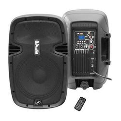 Pyle Pro PPHP837UB 600 Watt Powered Speaker with Remote PPHP837UB