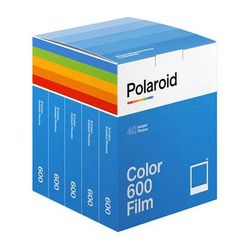 Polaroid Color 600 Instant Film (5-Pack, 40 Exposures) 006013