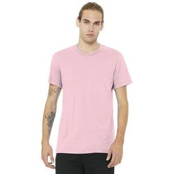 Bella + Canvas 3001C Jersey T-Shirt in Pink size XS | Ringspun Cotton 3001, B3001, BC3001