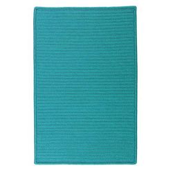 Simple Home Solid Rug by Colonial Mills in Turquoise (Size 7'W X 7'L)