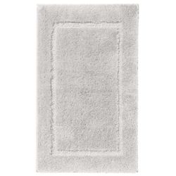 Wide Width BH Studio Luxe Bath Rugs by BrylaneHome in Gray (Size 20" W 34" L) Bath Mat
