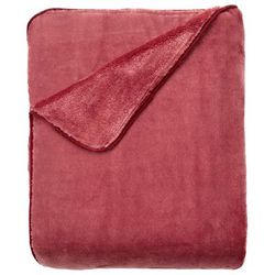 Plush Blanket by BrylaneHome in Carnation (Size KING)