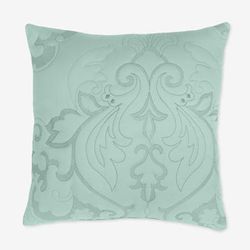 Amelia 16" Square Pillow by BrylaneHome in Seaglass
