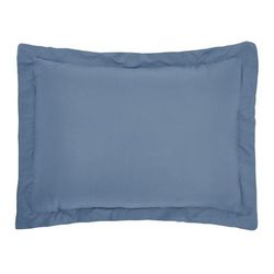 BH Studio Reversible Pillow Sham by BH Studio in Blue Smoke Dark Gray (Size STAND)