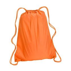 Liberty Bags 8882 Large Drawstring Backpack in Orange LB8882