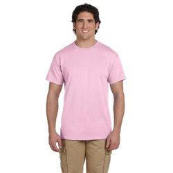 Fruit of the Loom 3931 Adult HD Cotton T-Shirt in Classic Pink size 2XL 3930R, 3930