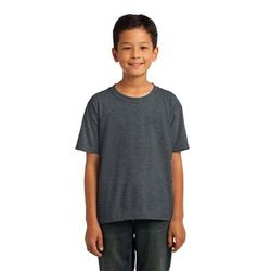 Fruit of the Loom 3931B Youth HD Cotton T-Shirt in Black Heather size XS 3930BR, 3930B