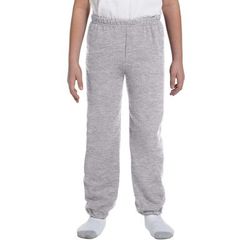 Gildan G182B Youth Heavy Blend Sweatpant in Sports Grey size Medium | Cotton Polyester G18200B, 18200B