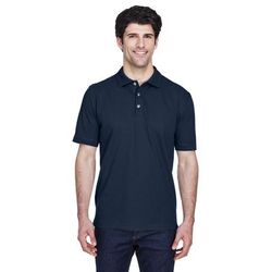 UltraClub 8535 Men's Classic PiquÃ© Polo Shirt in Navy Blue size Medium | Cotton