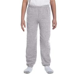 Gildan G182B Youth Heavy Blend Sweatpant in Sports Grey size XL | Cotton Polyester G18200B, 18200B