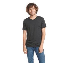 Next Level 6010 Men's Triblend T-Shirt in Vintage Black size XL | Ringspun Cotton NL6010
