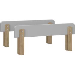 dadada Muse Toddler Bed - Gray/Natural