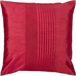 Peoria 18" Square Traditional Red Throw Pillow - Boutique Rugs