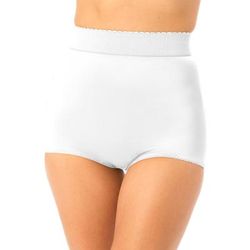 Plus Size Women's Rago® Light Control High-Waist Brief by Rago in White (Size 50) Body Shaper