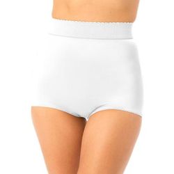 Plus Size Women's Rago® Light Control High-Waist Brief by Rago in White (Size 40) Body Shaper