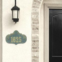 Clementine Address Plaque - Bronze, Bronze 2 Lines - Frontgate