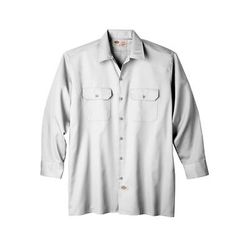 Dickies 574 Long-Sleeve Work Shirt in White size 3XL