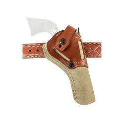 DeSantis The Wild Hog OWB Leather Belt Holster Ruger Single Six 5 1/2in Ambidextrous Plain Natural 189NJ1QZ0