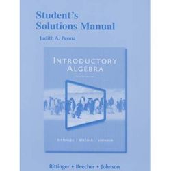 Student's Solutions Manual For Introductory Algebra