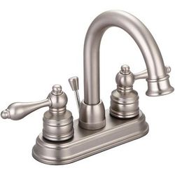 Banner 690 Series 4 Inch Faucet Set with Brushed Nickel Lever Handles 696-B