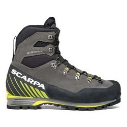 Scarpa Manta Tech GTX Mountaineering Shoes - Men's Shark/Lime 43 87506/201-SrkLim-43